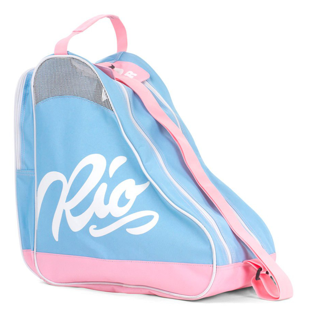RIO ROLLER SCRIPT SKATE BAG – BLUE/PINK RIO ROLLER SCRIPT SKATE BAG – BLUE/PINK