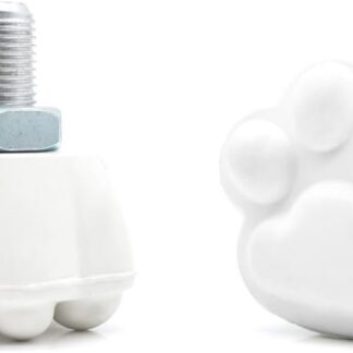 Cat’s Paw Roller Skate Toe Stops – White Cat’s Paw Roller Skate Toe Stops – White