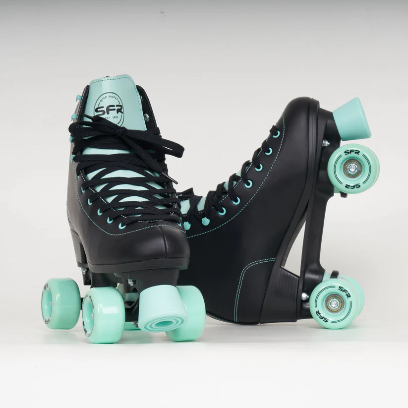 SFR Figure Quad Skates – Black/Mint SFR Figure Quad Skates – Black/Mint