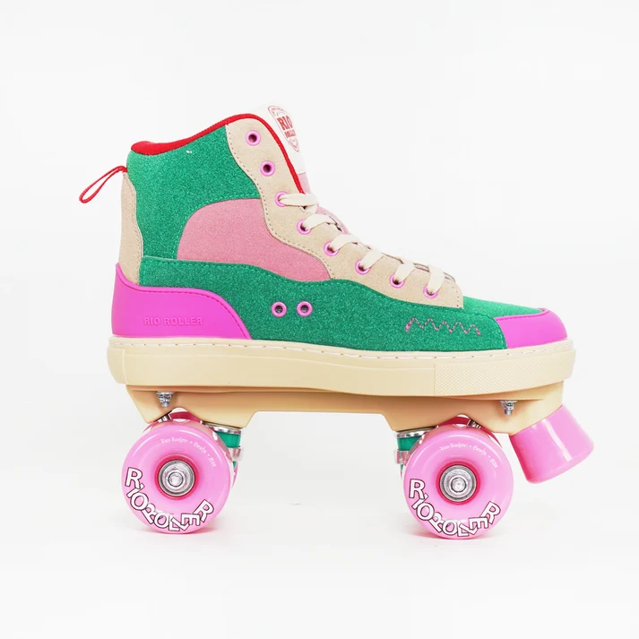 Rio Roller Beats Roller Skates – Pink/Green Rio Roller Beats Roller Skates – Pink/Green